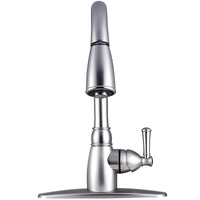 VR Kitchen Faucet with Pull-Down 15" Spout in Brushed Nickel