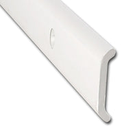 Moulure aluminium blanc 8 pieds trim plat non insert VR