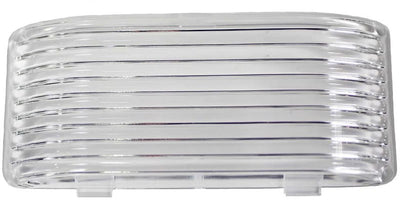 Lentille lumière porche Diamond Group clear snap-on rectangulaire