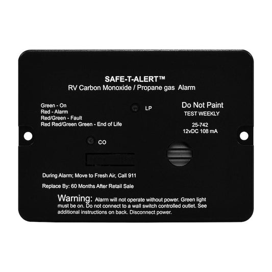 Détecteur propane et CO Safe-T-Alert flush mount 12V VR