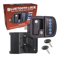 Smart Bluetooth NFC RV Door Handle with Keys - Black