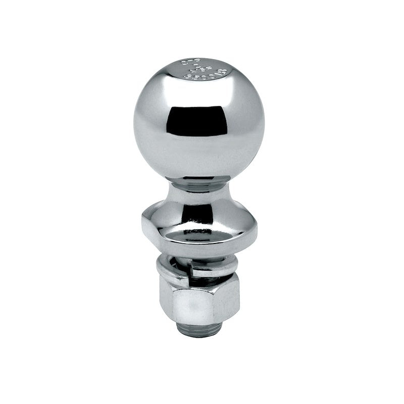 Boule attelage 2 pouces 3500 lb acier chromé remorque