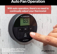 Thermostat Furrion Chill 12V noir programmable VR climatisation