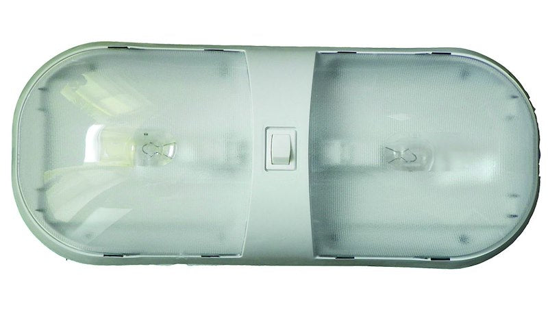 Plafonnier VR Command double lentille blanc incandescent
