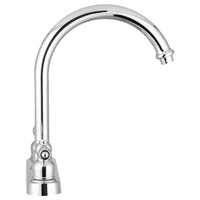 Robinet cuisine VR chrome 8 pouces bec haut 2 poignées