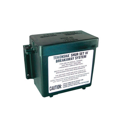 Boitier batterie breakaway remorque Shur Set III noir