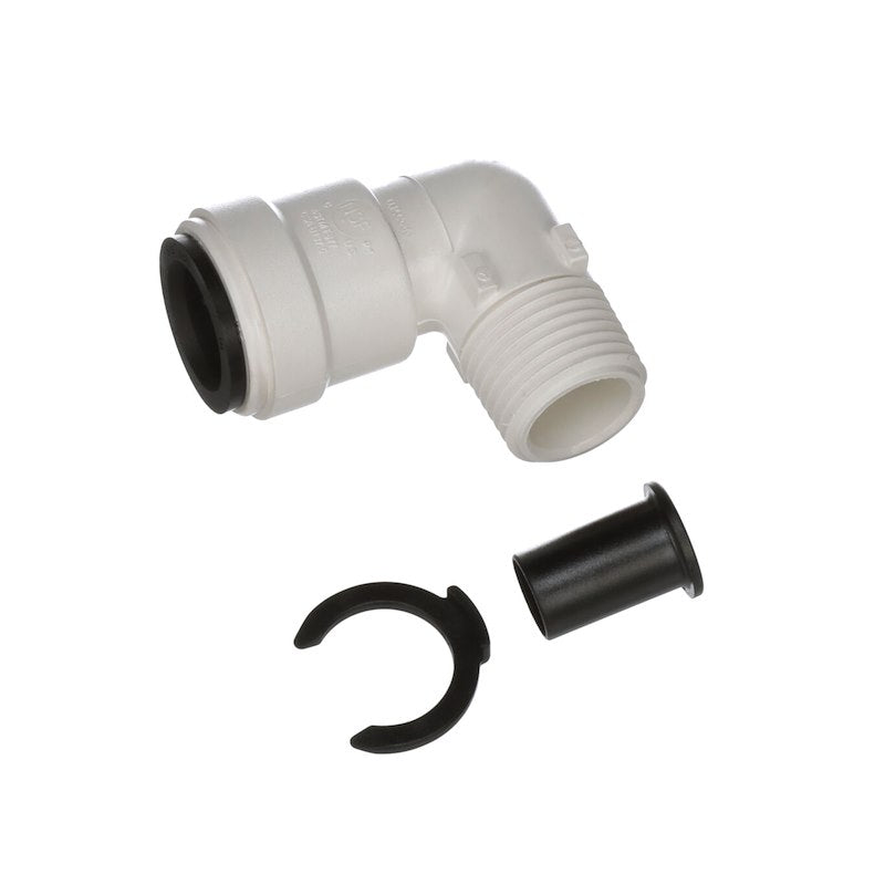 Raccord AquaLock 1/2" Coude 90° Quick Connect NPT | Fitting plomberie sans fuite