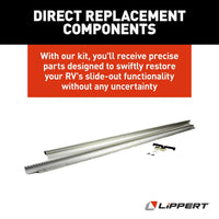 Kit réparation slide out Lippert côté fixe roulettes VR