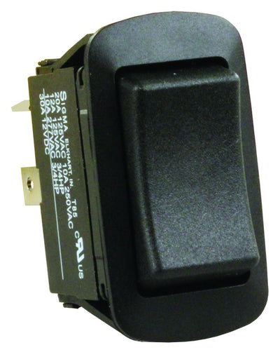 Interrupteur ON OFF ON DPDT noir 30A 12V rocker VR