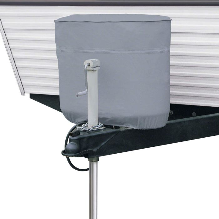 Couvre bonbonne propane double 20 lb VR vinyle gris