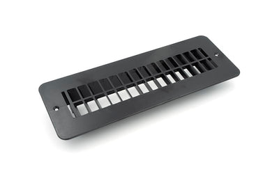 Black Floor Register 2x10 for Heating and Air Conditioning