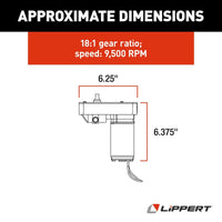 Venture Slide-Out Motor 5800RPM 12V 30A Ratio 18:1
