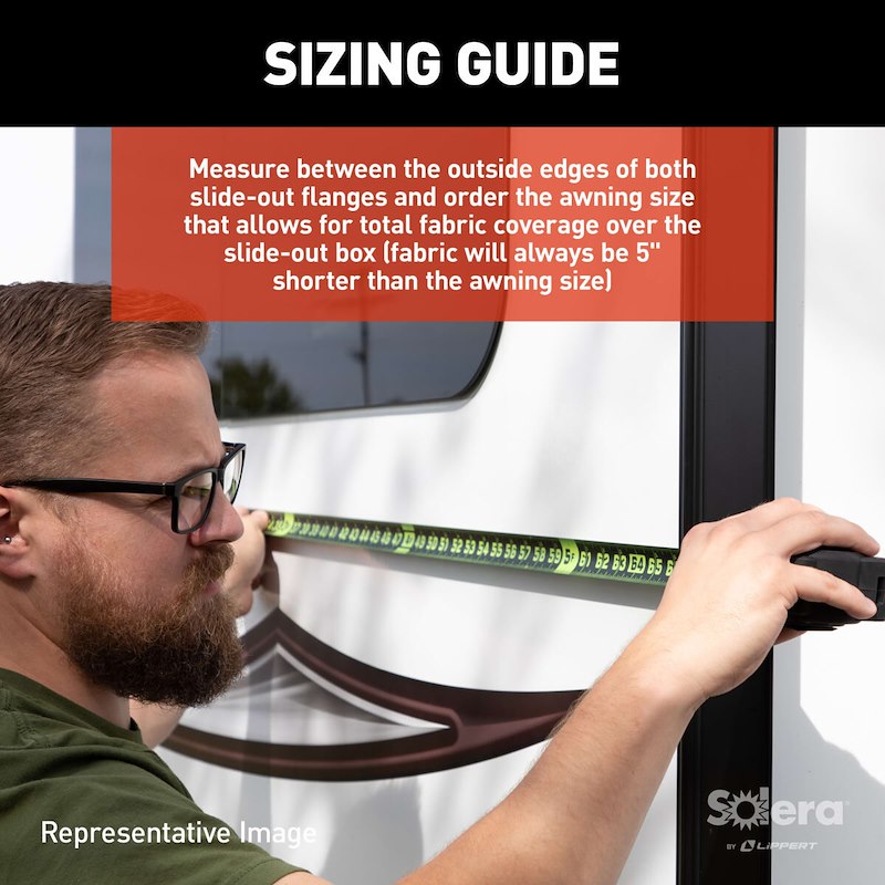 Slide topper Solera 84 pouces blanc VR extension