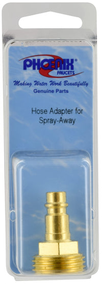 Spray Away Phoenix Hose Adapter for RVs - Brass