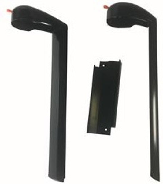 Bracket slide Carefree court 0 a 3 1/4 pouces noir VR