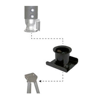 Adaptateur tripod gooseneck FASTJACK pour stabilisateur remorque 2-5/16 pouces