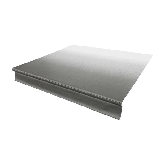 Toile auvent Solera 17 pieds blanc noir White Fade avec rail DEL