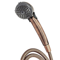 Pomme de douche à main bronze huilé avec contrôle de débit VR