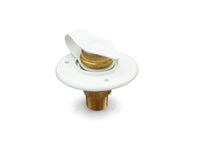 Entrée eau potable VR bride blanche valve laiton sans clapet