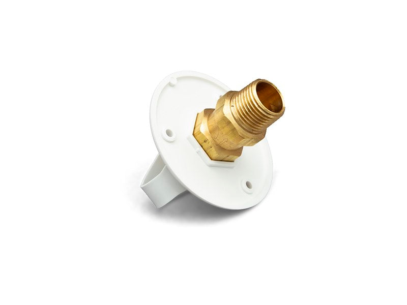 Entrée eau potable VR bride blanche valve laiton sans clapet