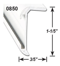 Moulage de coin avec insert blanc aluminium 16 pieds AP Products 20-6974