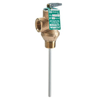 AquaLock 10-0980 1/2" 150 PSI Brass Water Heater Relief Valve