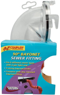 Connecteur de tuyau d’égout VR Valterra EZ Coupler 11-0082 | Adaptateur universel 90°