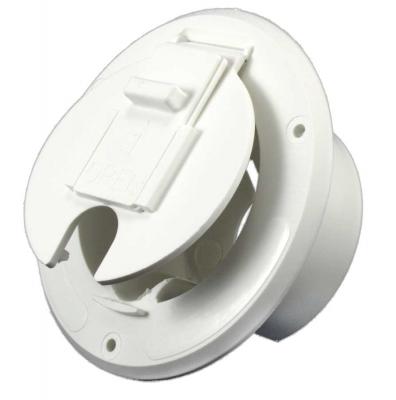 JR Products 19-0204 Round 30A Outdoor RV Electrical Hatch