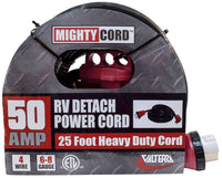 Valterra Mighty Cord 50A 25ft - Detachable RV Power Cord