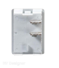 Interrupteur à bascule ON/OFF RV Designer blanc 10 A pour éclairage, pompe et chauffe-eau