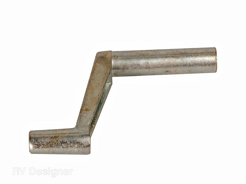 Poignée de manivelle de fenêtre RV Designer 23-0563 en métal 1-3/4 po