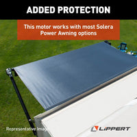 Lippert 72-3814 | Moteur de remplacement pour auvent électrique Solera