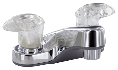 4" chrome lavatory faucet