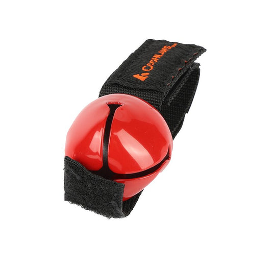 Cloche anti-ours Coghlan’s 0756 rouge avec sangle Velcro – Ensemble de 6