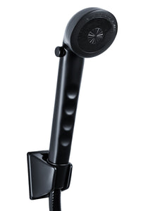 Pommeau de douche à main Dura Faucet 02-8592 noir mat avec boyau 60 po