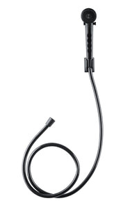 Pommeau de douche à main Dura Faucet 02-8592 noir mat avec boyau 60 po