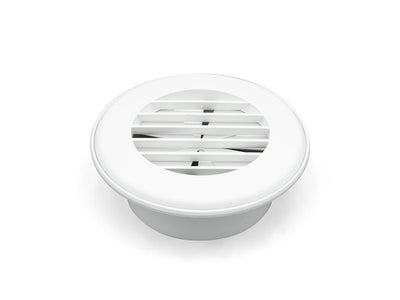 Grille de ventilation plafond 4 po B&B Molders 55-5317 blanche avec registre et damper