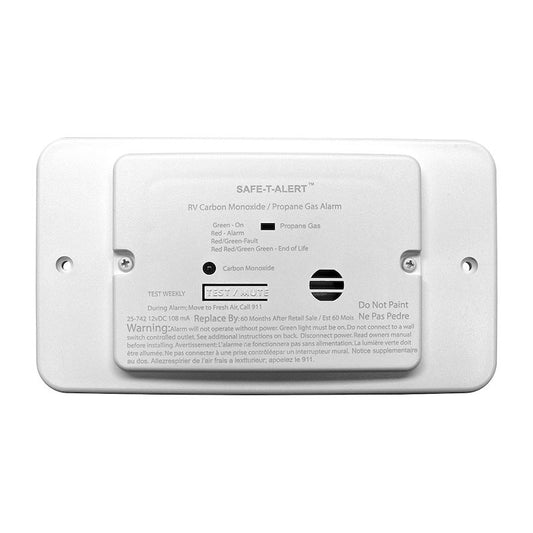 Détecteur propane et monoxyde de carbone Safe-T-Alert 12V blanc | MTI 02-8570