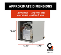 Girard GSWH-2 Tankless Water Heater | 42,000 BTU | Gas