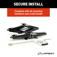Crics stabilisateurs manuels Lippert 15-0766 24 po – ensemble de 2