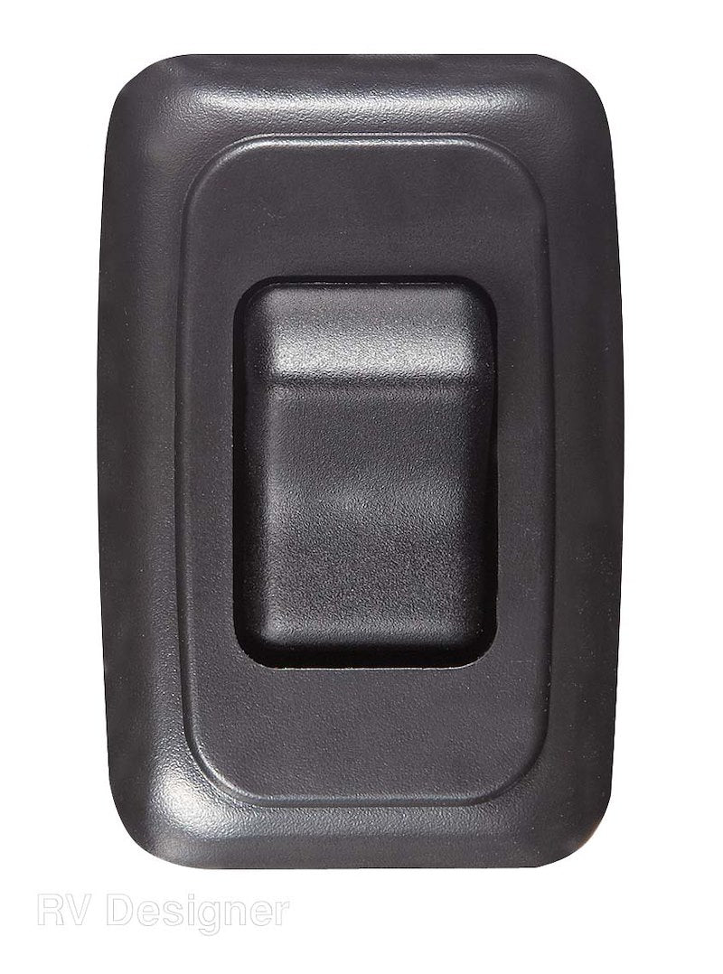 Interrupteur mural noir On-Off 12V RV Designer 19-2499 pour VR