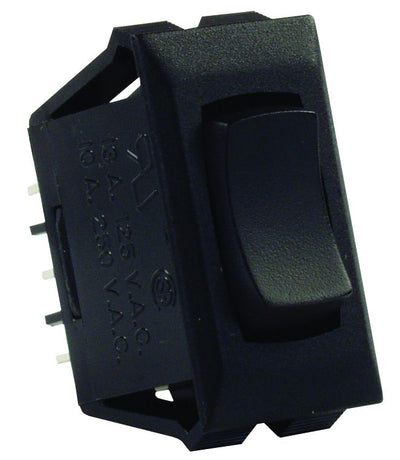 Interrupteur bascule momentané On-Off-On JR Products 19-1852 noir