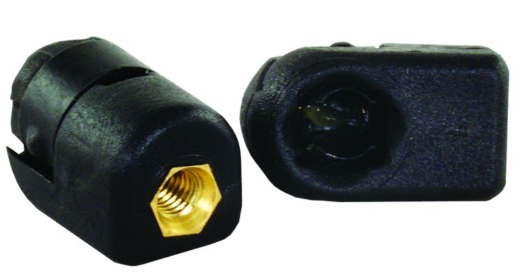 Embouts de support à gaz JR Products 20-1074 – Rotule 10 mm, filetage M6, ensemble de 2
