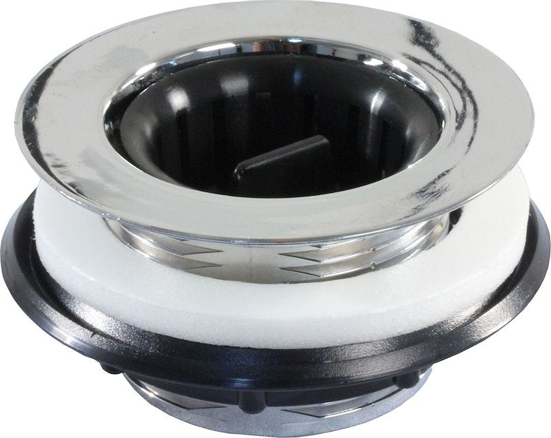 Crépine d’évier chromée JR Products 10-1743 pour drain jusqu’à 2 po