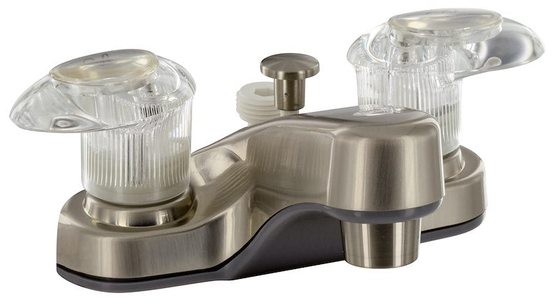 Robinet de lavabo Catalina avec inverseur douche Phoenix 10-1415 nickel brossé