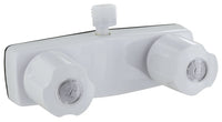 Valve de douche murale 2 poignées Phoenix Products 10-0195 blanche avec brise-vide