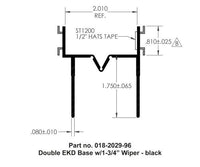 Joint d'Étanchéité Slide Out 8' - Base Double EKD avec Racleur 1-3/4"