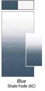 Toile d'Auvent de Remplacement 16' - Vinyle Blue Shale Fade avec Weatherguard