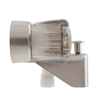 Robinet de Baignoire et Douche 4" Nickel Satiné avec Inverseur
