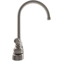 Robinet de Cuisine VR Bec en J 12" - Nickel Satiné Brossé